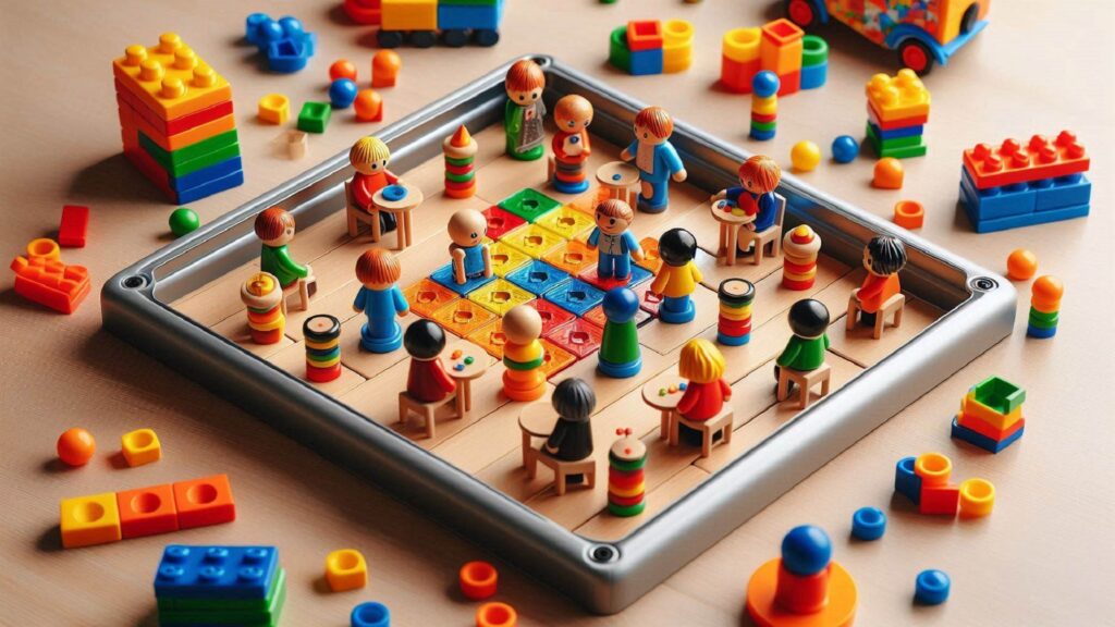Inclusive Play with Magnetic Tiles