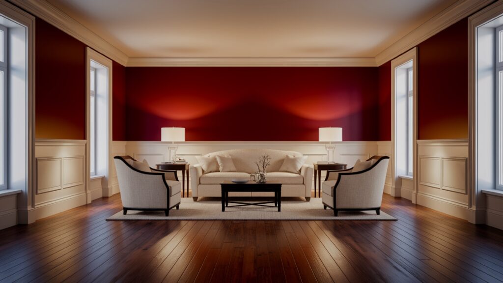 Living Room Floors and Accent Walls