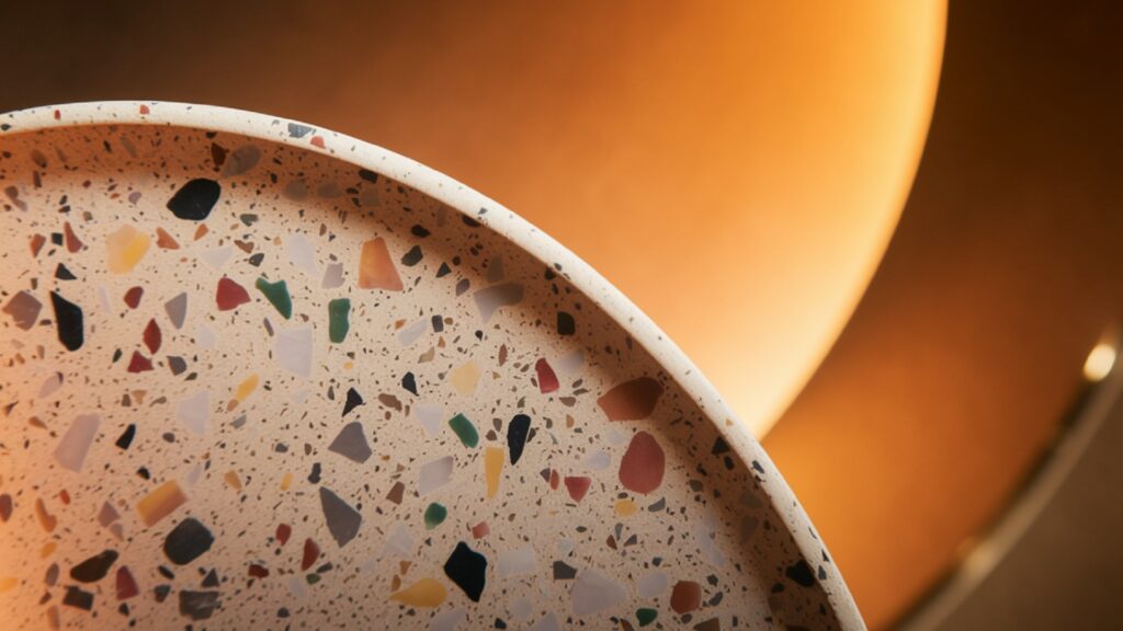 Lay the Terrazzo Tiles