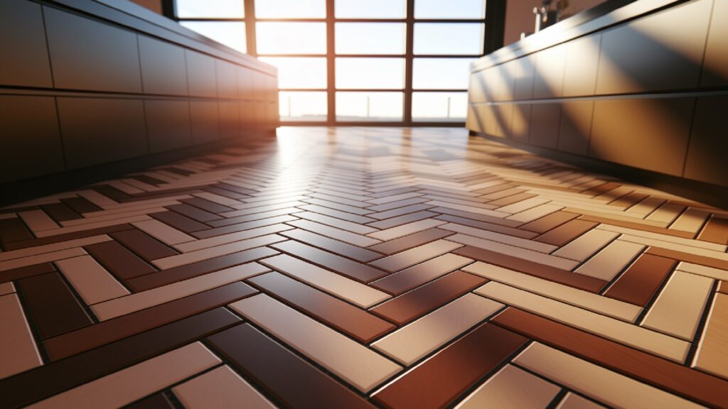 Kitchen Floor Tiles Design for Different Kitchen Sizes