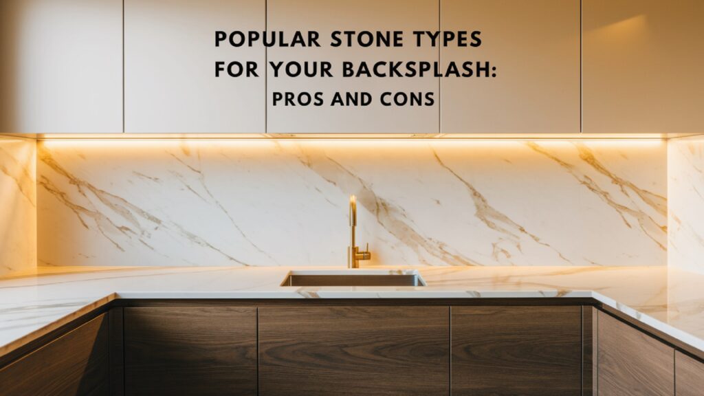 Popular Stone Types for Your Backsplash: Pros and Cons