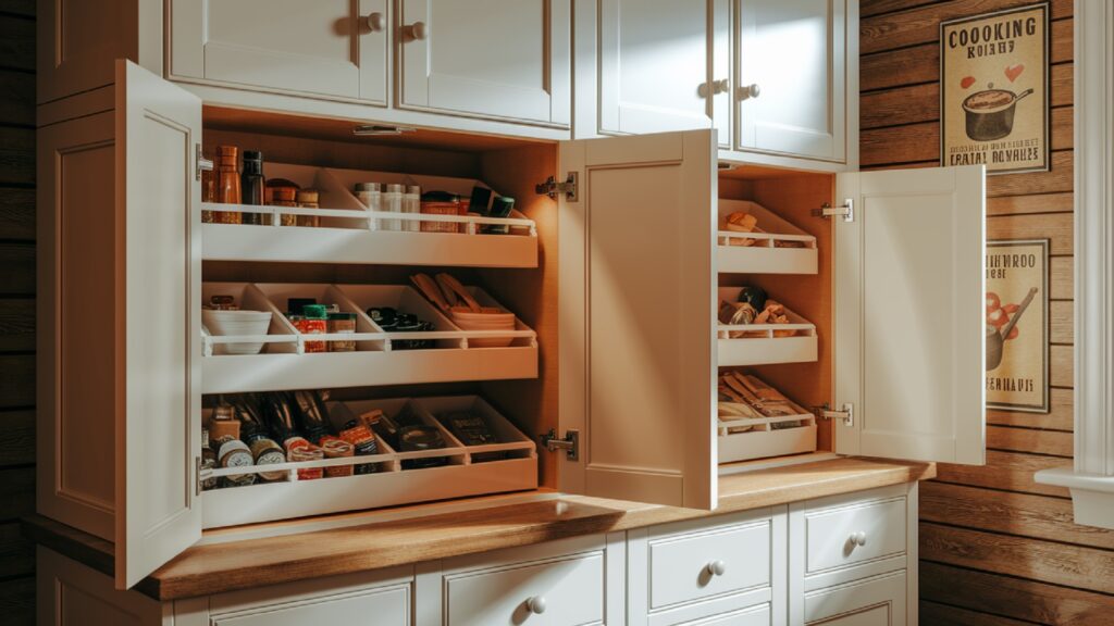 Kitchen Cupboard Organizers in Action
