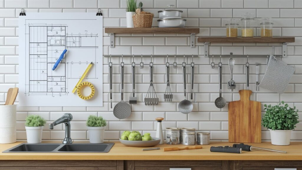 DIY Planning & Step-by-Step Installation of Your Kitchen Accessories Wall