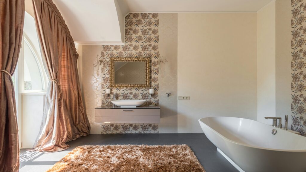 How to Use Bathroom Rugs Effectively