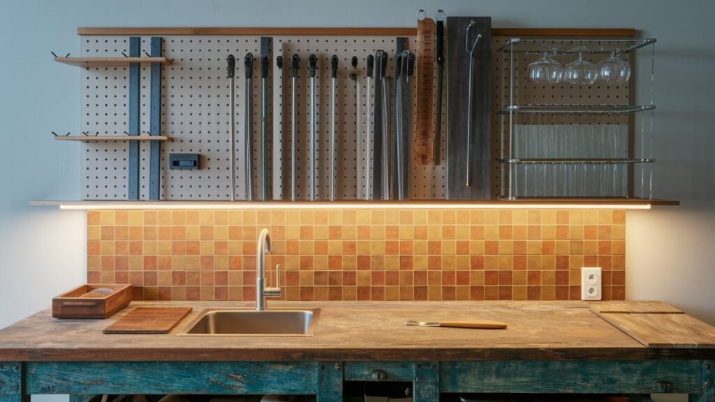 Materials & Fixtures to Build Your Kitchen Accessories Wall