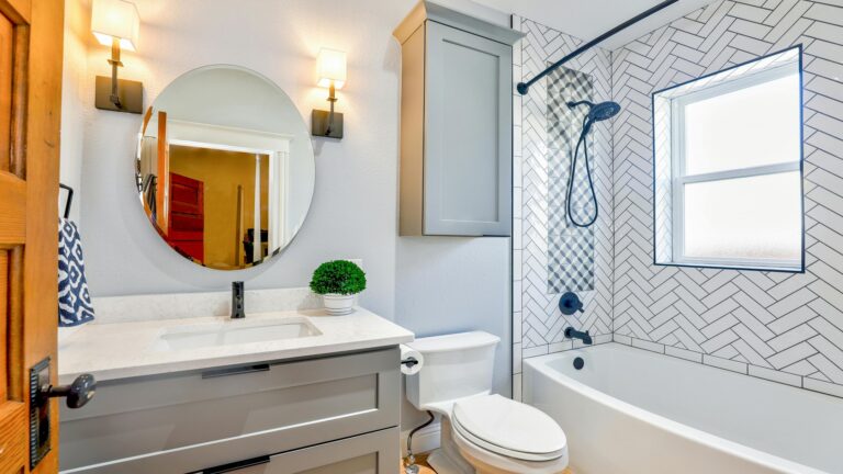 Mirror on Bathroom