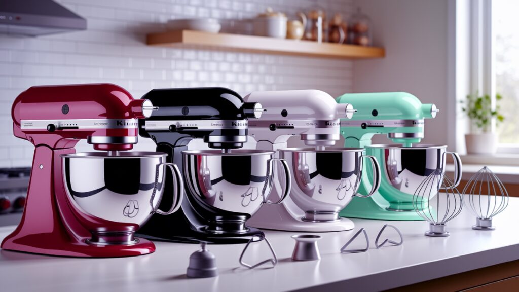 Types & Models of kitchen aid mixer
